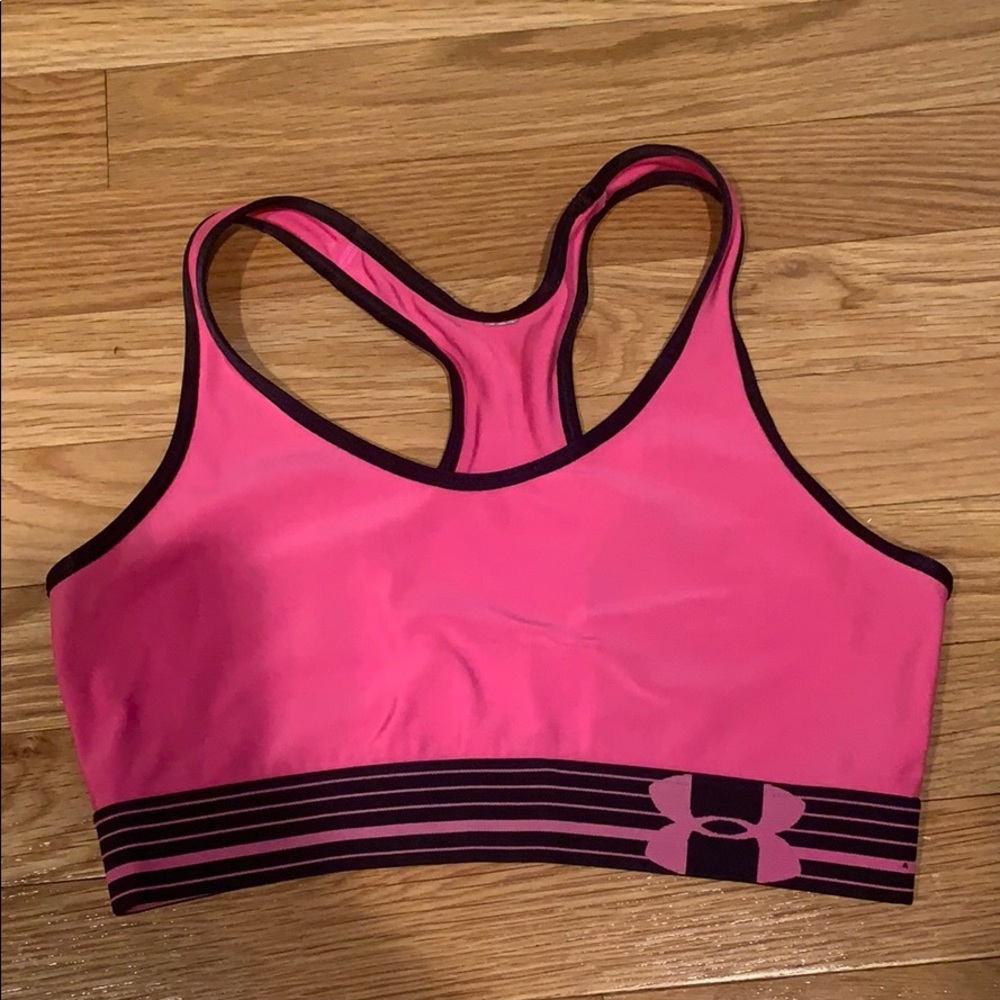 Under Armour pink sports bra
